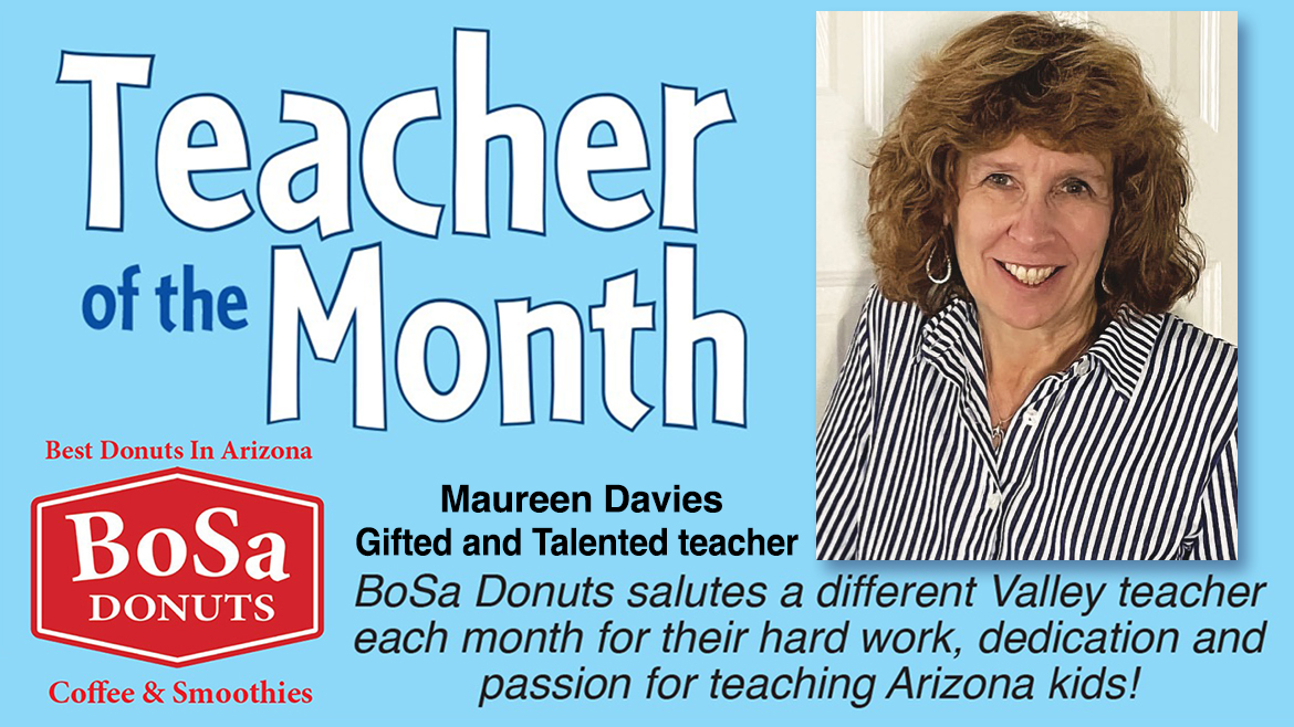 Teacher of the Month Maureen Davies, Gifted and Talented teacher