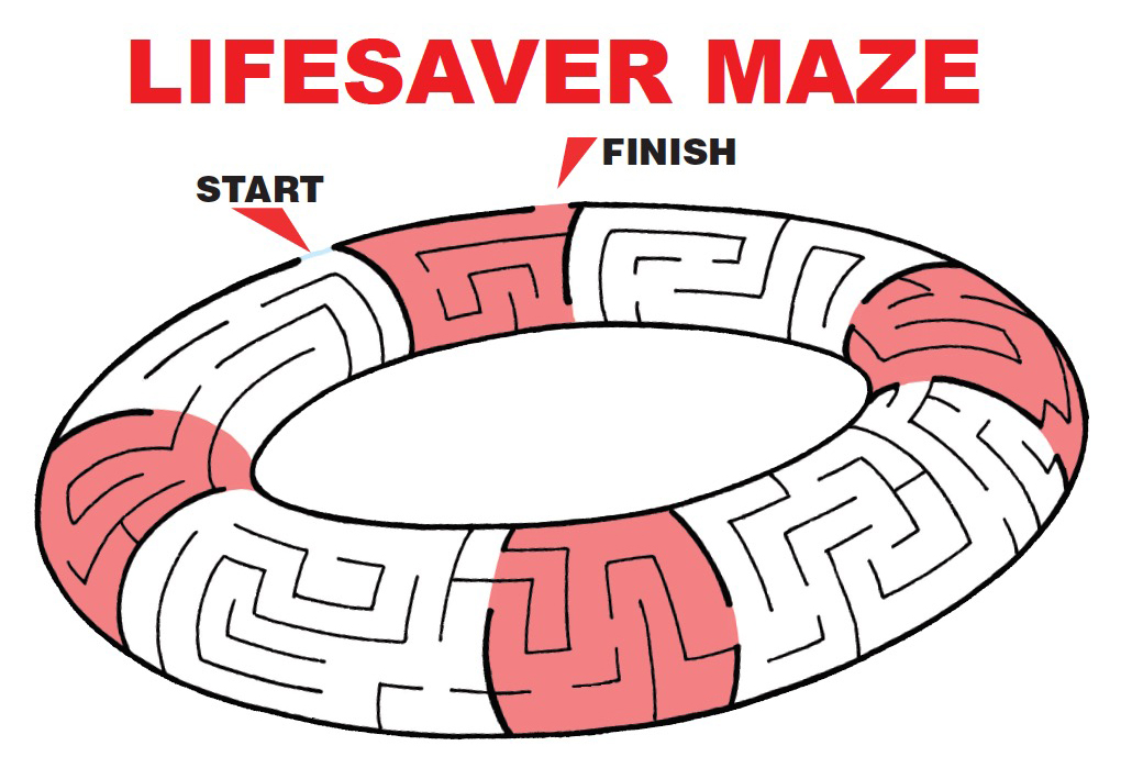 Lifesaver Maze