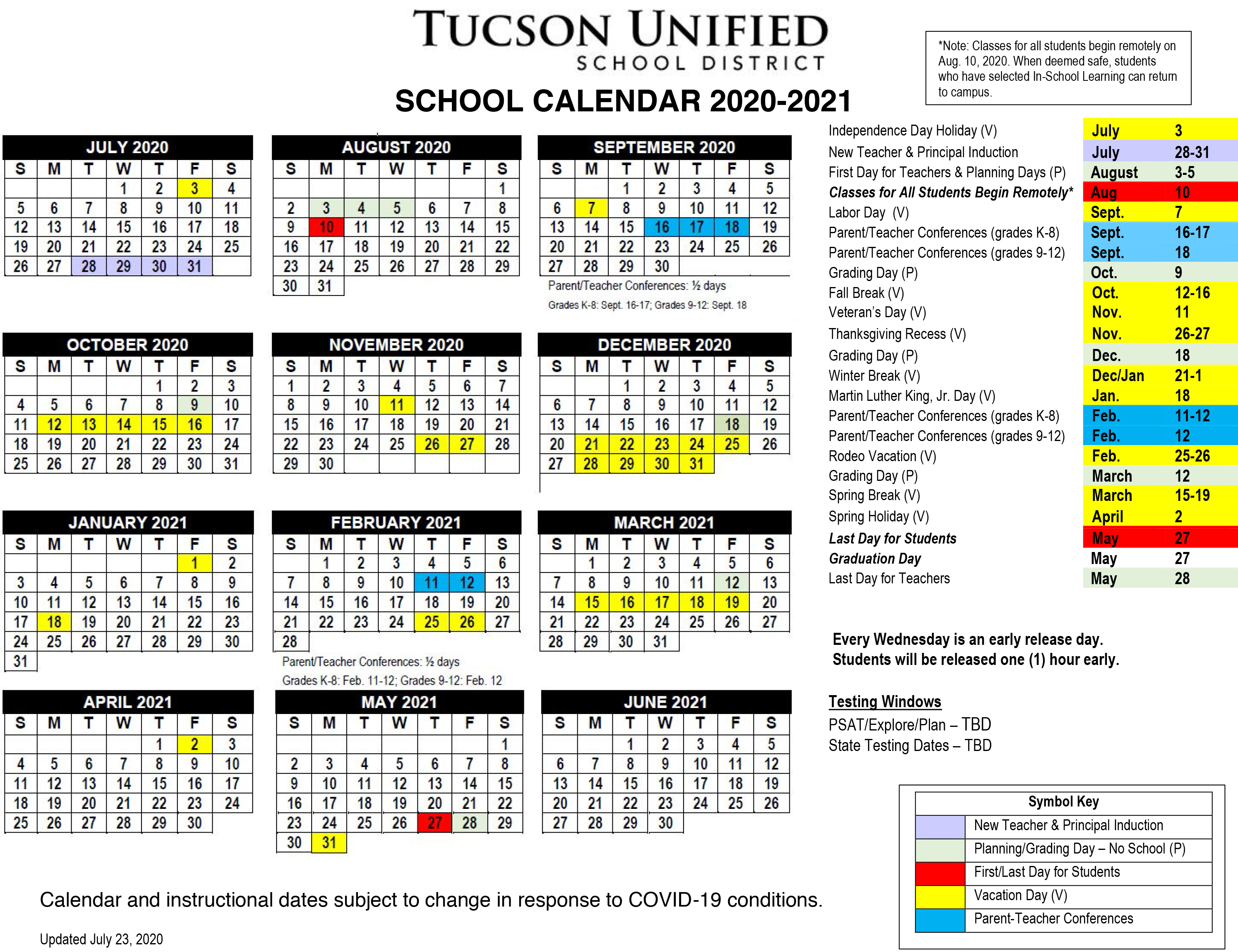 Tusd Calendar 2022 2023 2017 Summer Camps For Kids In Tucson | Bear Essential News
